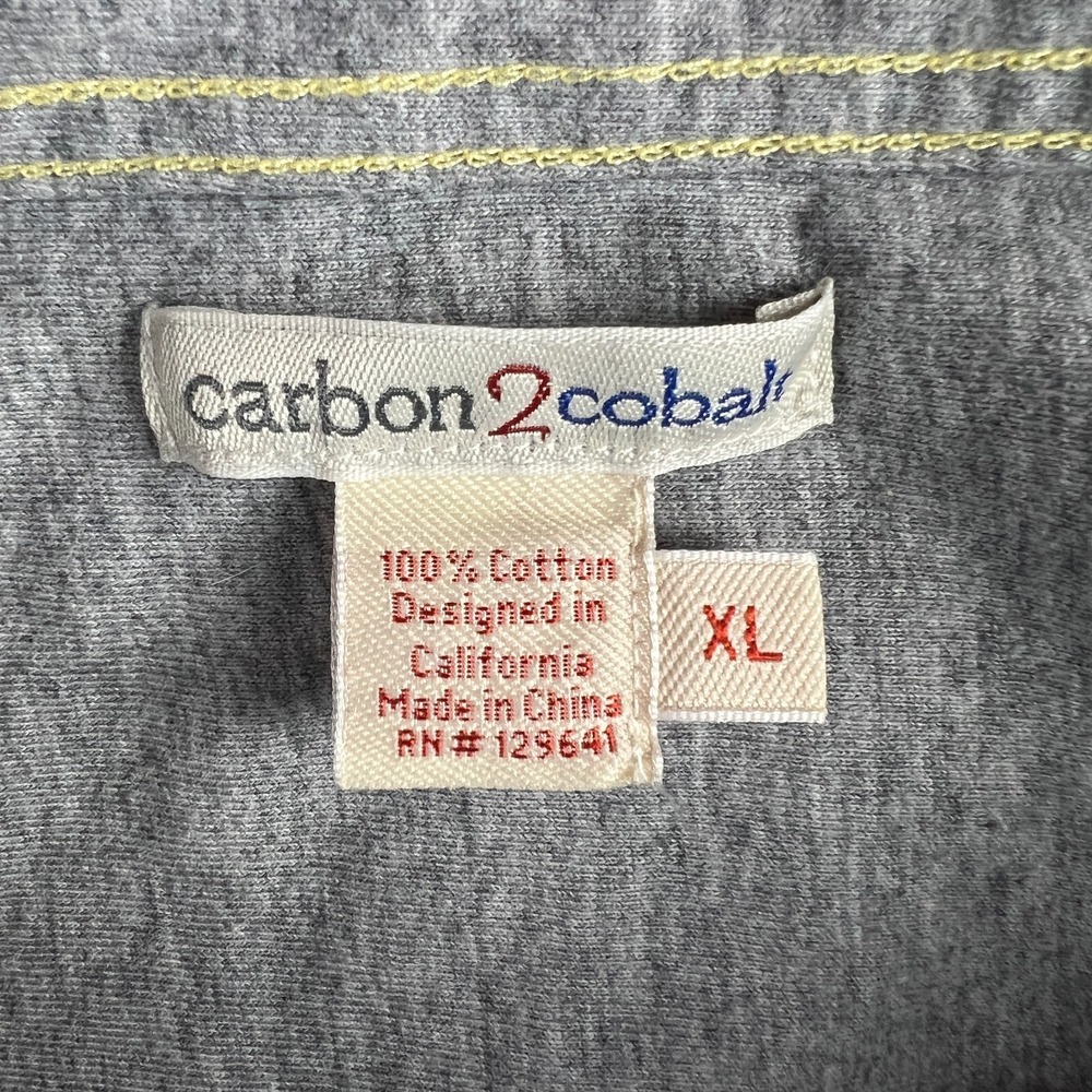 Carbon 2‎ Cobalt Shirt Jacket Mens XL Blue Green Plaid Flannel Lined Shacket - Picture 10 of 13